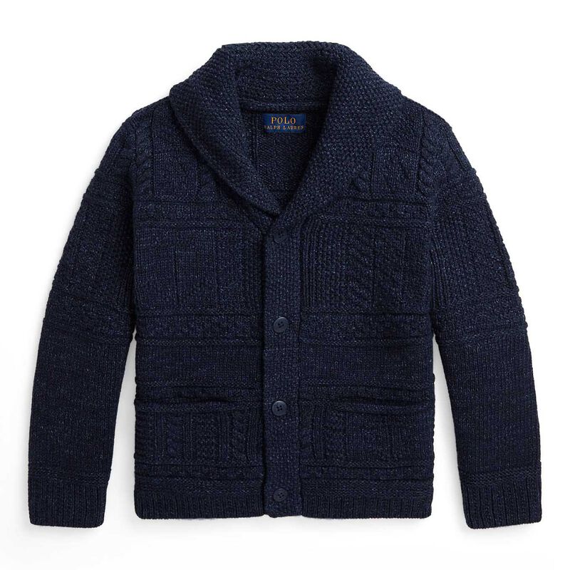 Polo Ralph Lauren Anchor Aran-Knit Cotton Cardigan 2-7 image number 0